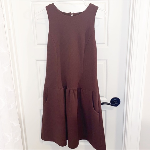 The Limited Brown Dress Fit and Flare Size Medium - Picture 1 of 4